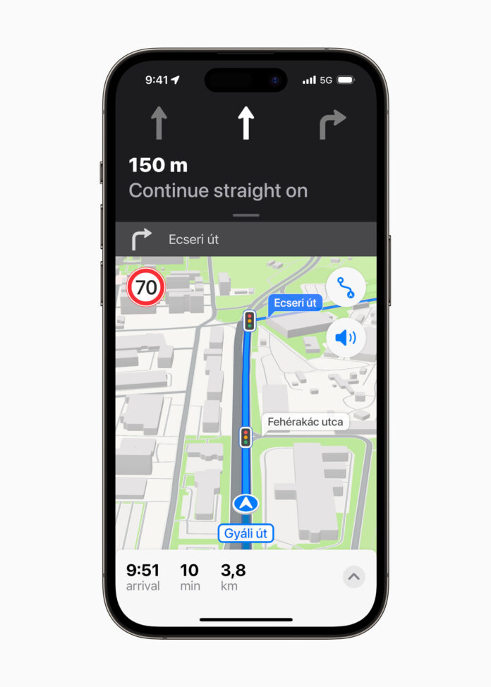 Új Apple Térkép frissítés érkezett Magyarországon és a térségben
