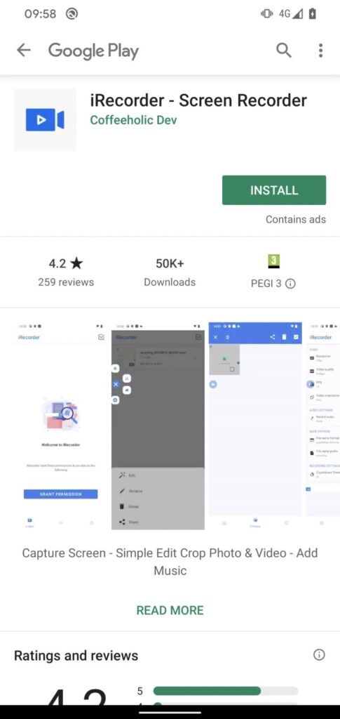 Az iRecorder Screen Recorder alkalmazás titokban kezdett felhasználókat rögzíteni egy évvel a Google Play-ben való megjelenése után