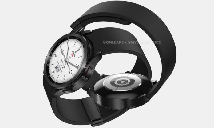 Szivárgott képek a Samsung Galaxy Watch 6 Classic-ról: forgógyűrű és nagy AMOLED panel a felső kategóriában