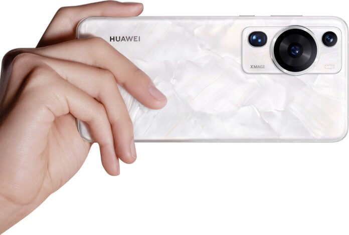 A Huawei P60 Pro hátulján a művészet találkozik a technológiával: egyedi márványmintás üveg hátlap és különleges kameraelrendezés