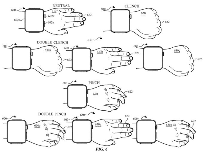 Az Apple Watch kézcsuklóból érzékelt gesztusvezérlését tervezik egy új szabadalom alapján