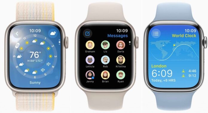 A watchOS 10 felturbozza az Apple Watch használatát és bemutatja a Smart Stack-et