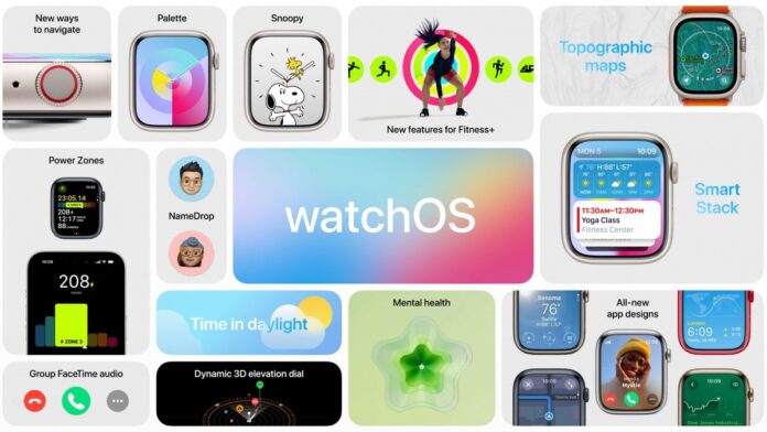 A watchOS 10 felturbozza az Apple Watch használatát és bemutatja a Smart Stack-et