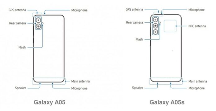 A Samsung Galaxy A05 és A05s dizájnja már nem titok: 2023-ban ezek lehetnek a Samsung legpénztárcabarátabb telefonjai?