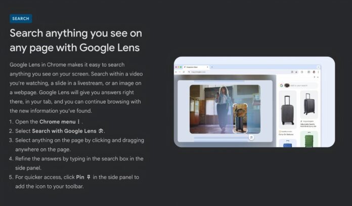 Search with Google Lens