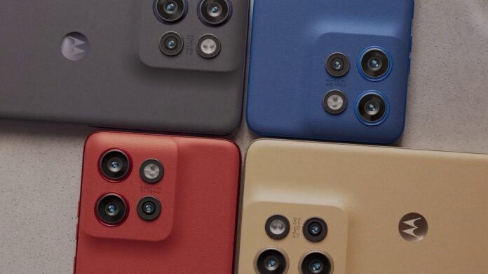 Motorola Edge 50 Neo, Pantone színek, tripla kamera, ökológiai bőr borítás, Android okostelefon