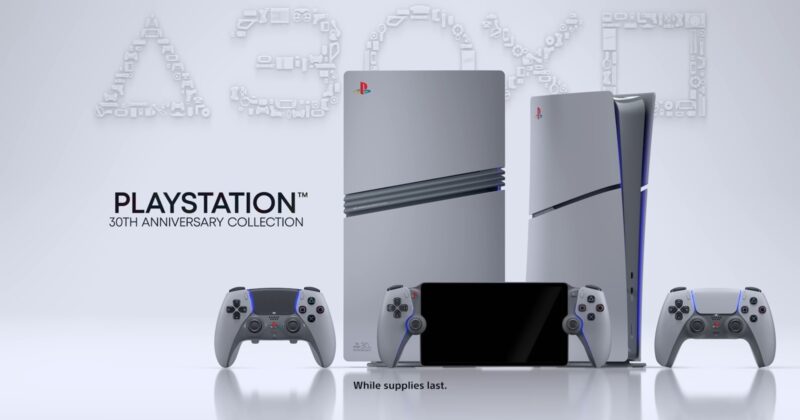 A PlayStation 30. évfordulós limitált kiadású PS5 és PS5 Pro konzolokkal ünnepel