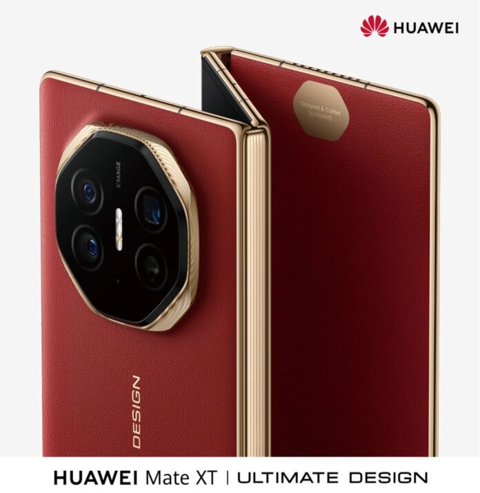 Huawei Mate XT tripla hajlítható telefonja bemutatkozik; előrendelés már Kínában