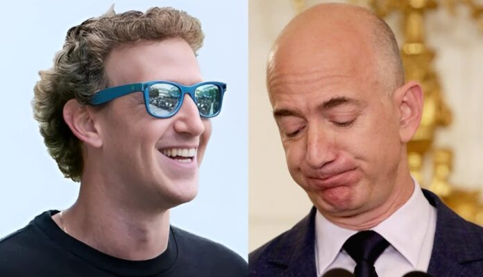 Mark Zuckerberg vs Jeff Bezos