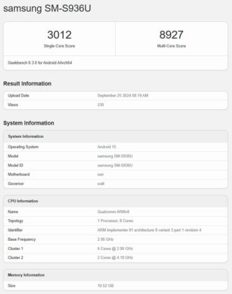 Az Exynos visszatérhet a Galaxy S25 szériával; tízmagos teljesítmény 3 nm-en