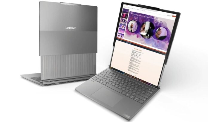 Roll-up kijelzős laptop? A Lenovo ThinkBook Plus 6. generációja szivárogtatásokban