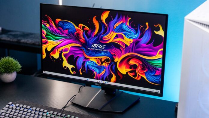 MSI MPG 322URX QD-OLED: 32 hüvelykes 4K gaming monitor